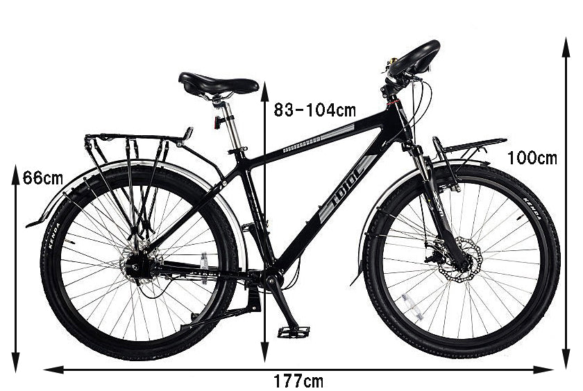 チェーンレスツーリング自転車 CLTB-1